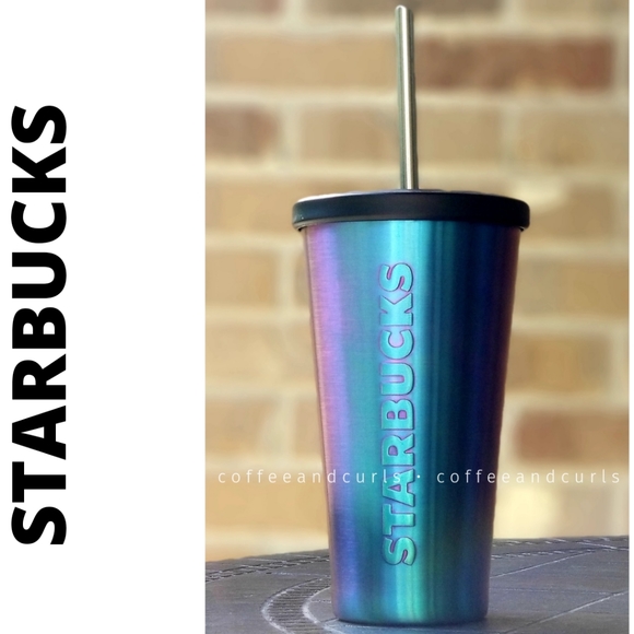 SB 2014 Stainless Steel Metallic Iridescent Grande Cup 16oz NWOT